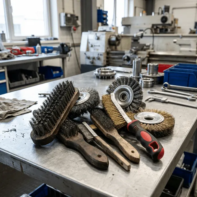 Abrasive Removal Brush Segments — Detail view 4